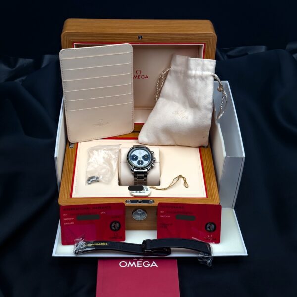 Omega Speedmaster Racing Watch Black/Yellow 40mm Full Set 326.30.40.50.01.001 - Image 2