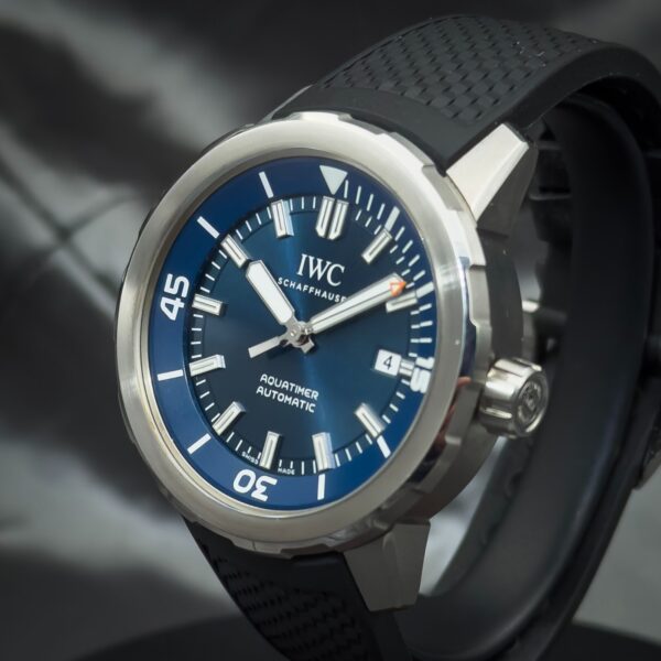IWC Aquatimer Blue Men's Watch "Cousteau" IW329005 Full Set - Image 3