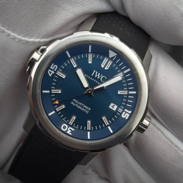 IWC Aquatimer Blue Men's Watch "Cousteau" IW329005 Full Set - Image 7