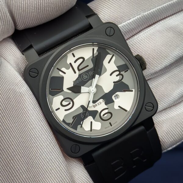 Bell & Ross BR 03-92 White Camo Limited Edition BR0392-CG-CE/SCA Complete Set - Image 3